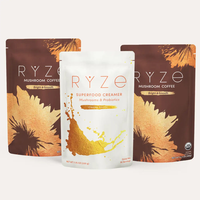 RYZE Starter Gift Set (2 Coffees + 1 Creamer)